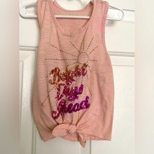 Bright days ahead cute little girls sequin shirt